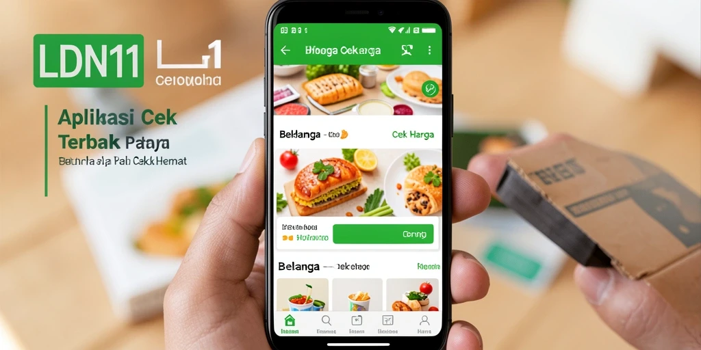 Antarmuka LDN11 untuk cek harga produk secara mudah.