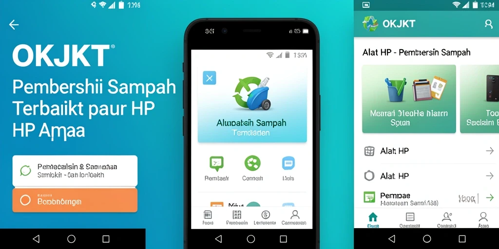 Tampilan antarmuka aplikasi OKJKT yang sederhana dan mudah digunakan.