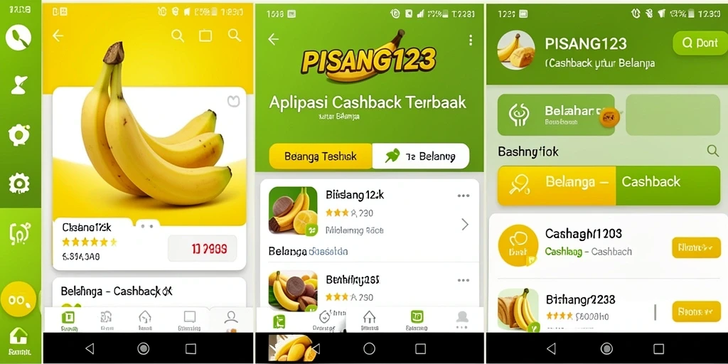 Antarmuka PISANG123 menampilkan pilihan cashback yang menarik.